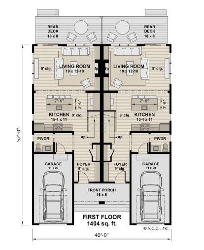 Main Floor  for House Plan #098-00606