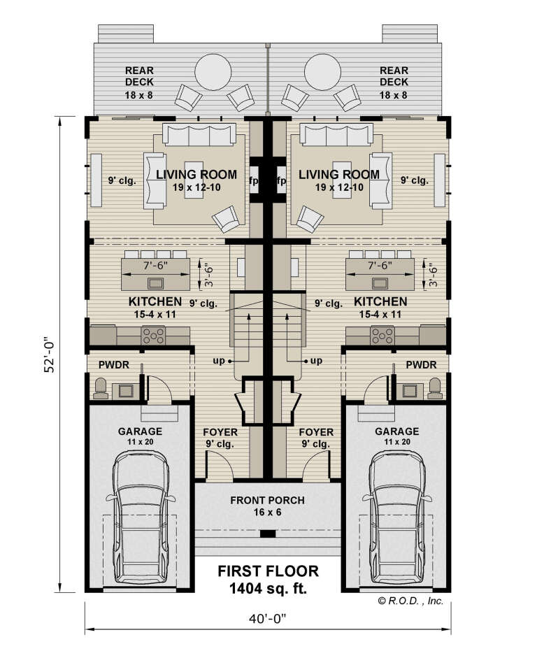 House Plan House Plan #33237 Drawing 1