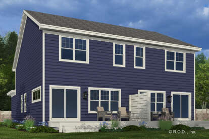 Craftsman House Plan #098-00607 Elevation Photo