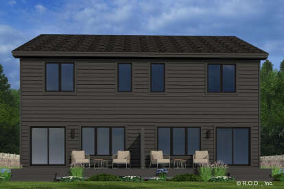 Modern House Plan #098-00608 Elevation Photo