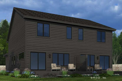Modern House Plan #098-00608 Elevation Photo