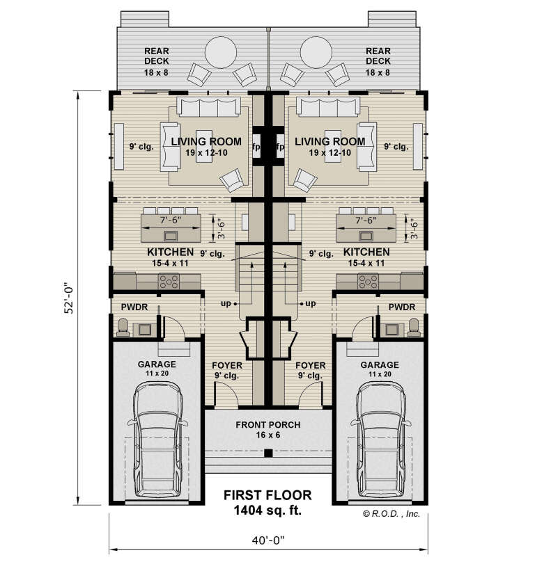 House Plan House Plan #33239 Drawing 1