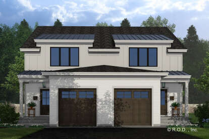 Modern Farmhouse House Plan #098-00609 Elevation Photo