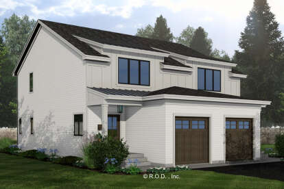 Modern Farmhouse House Plan #098-00609 Elevation Photo