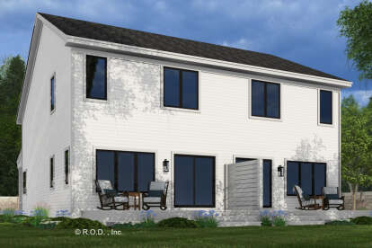 Modern Farmhouse House Plan #098-00609 Elevation Photo