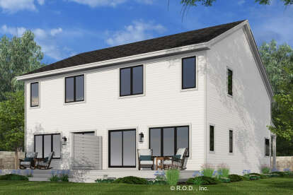Modern Farmhouse House Plan #098-00609 Elevation Photo