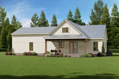 Barn House Plan #009-00447 Elevation Photo