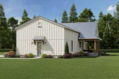 Barn House Plan #009-00447 Elevation Photo