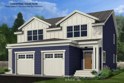 Craftsman House Plan #098-00610 Elevation Photo