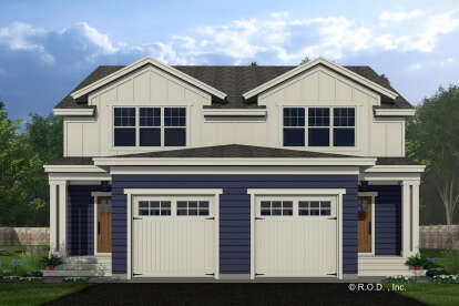 Craftsman House Plan #098-00610 Elevation Photo