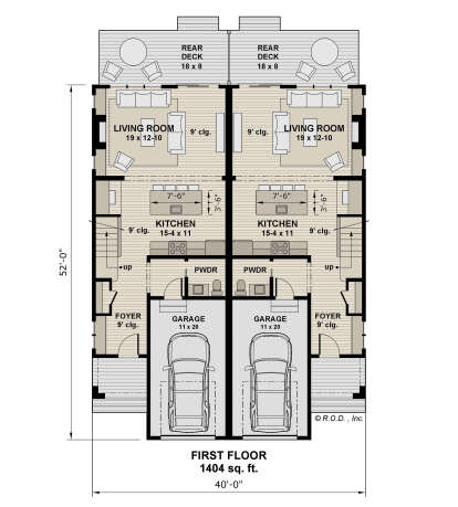 Main Floor  for House Plan #098-00610