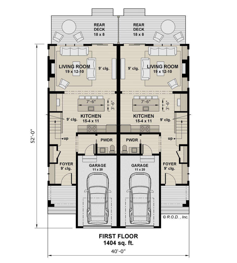 House Plan House Plan #33242 Drawing 1