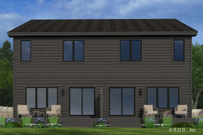 Modern House Plan #098-00611 Elevation Photo