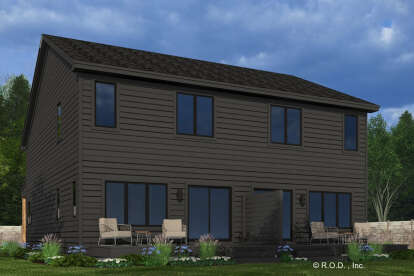 Modern House Plan #098-00611 Elevation Photo
