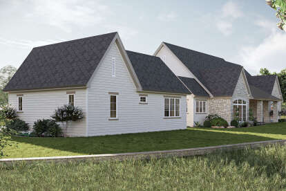 Modern Transitional House Plan #963-01147 Elevation Photo