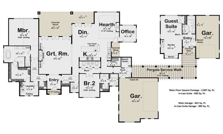 House Plan House Plan #33244 Drawing 1