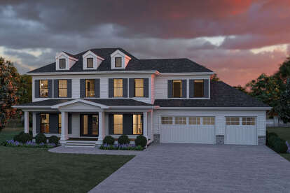 Cape Cod House Plan #963-01148 Elevation Photo