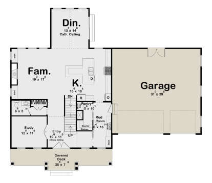 Main Floor  for House Plan #963-01148