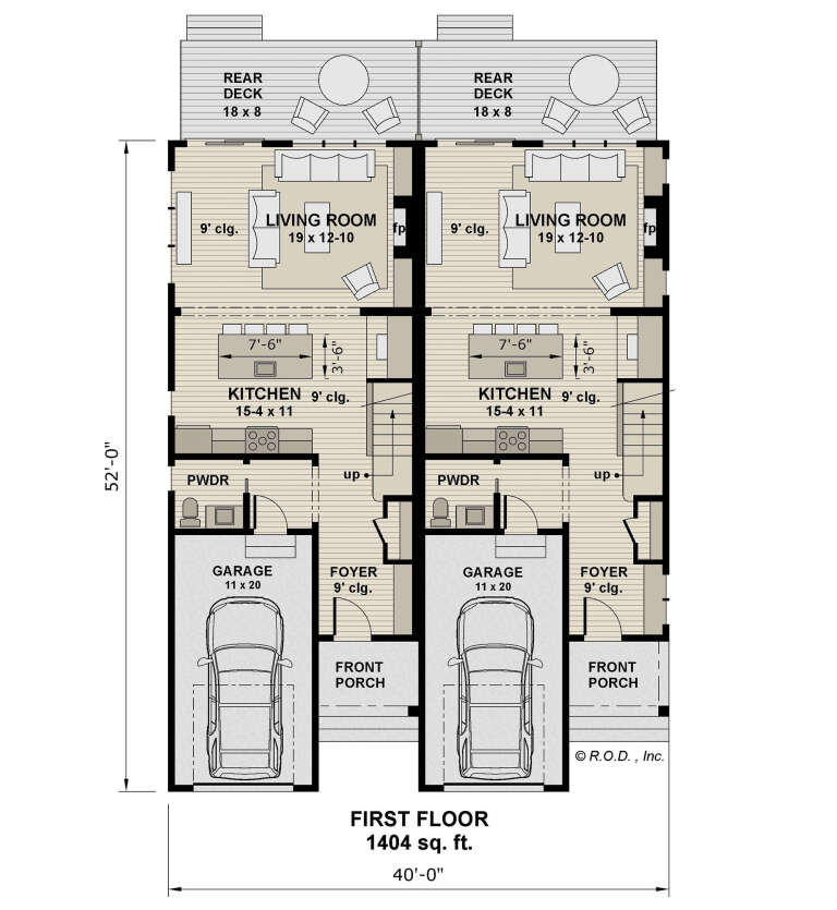House Plan House Plan #33246 Drawing 1
