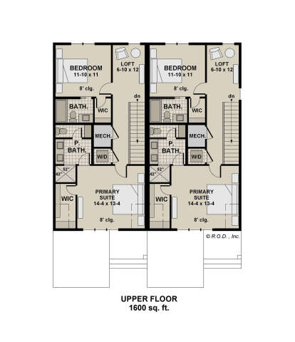 Second Floor for House Plan #098-00612