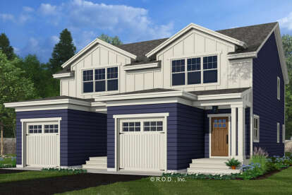 Craftsman House Plan #098-00613 Elevation Photo