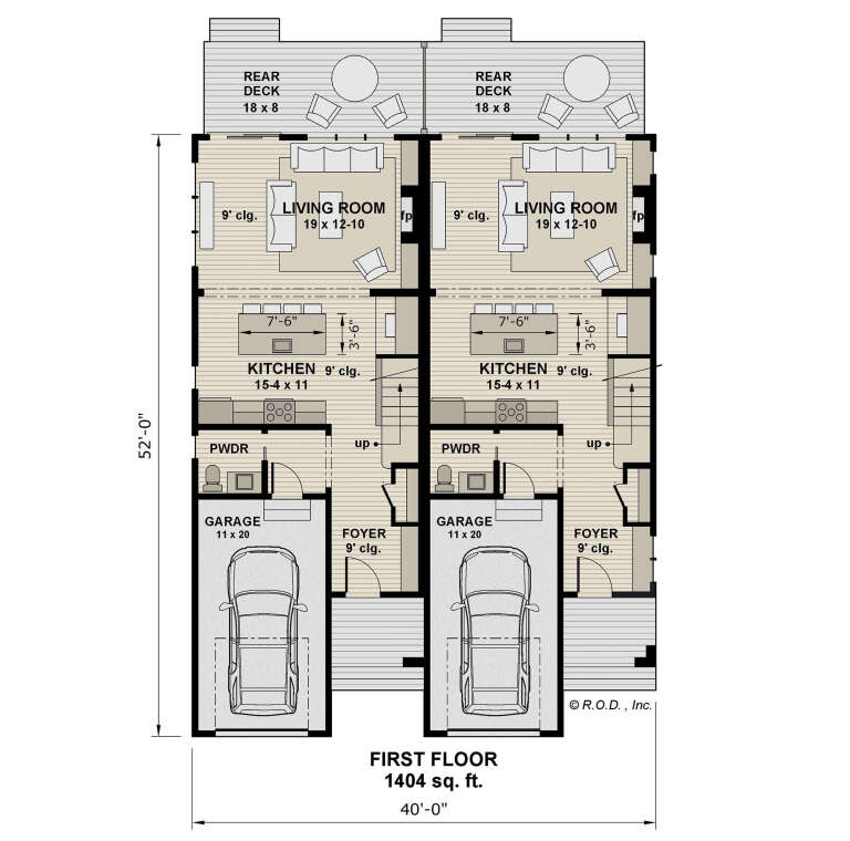 House Plan House Plan #33247 Drawing 1