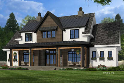 Craftsman House Plan #098-00615 Elevation Photo