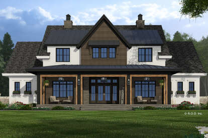 Craftsman House Plan #098-00615 Elevation Photo