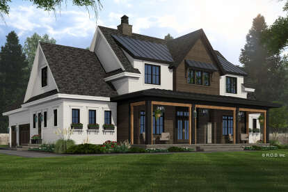 Craftsman House Plan #098-00615 Elevation Photo