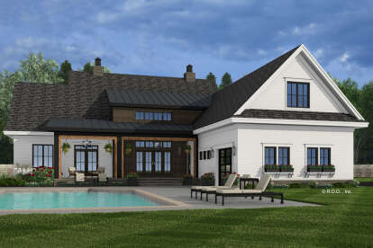 Craftsman House Plan #098-00615 Elevation Photo