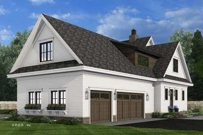 Craftsman House Plan #098-00615 Elevation Photo