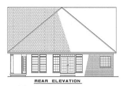 Traditional House Plan #110-00161 Elevation Photo