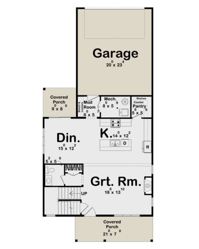 House Plan House Plan #33250 Drawing 1