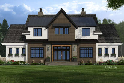 Modern Farmhouse House Plan #098-00616 Elevation Photo