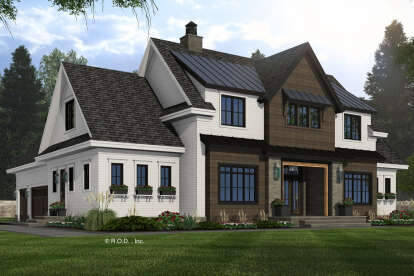 Modern Farmhouse House Plan #098-00616 Elevation Photo