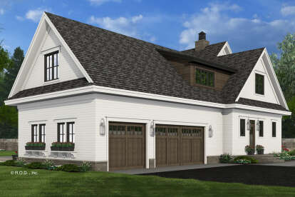 Modern Farmhouse House Plan #098-00616 Elevation Photo
