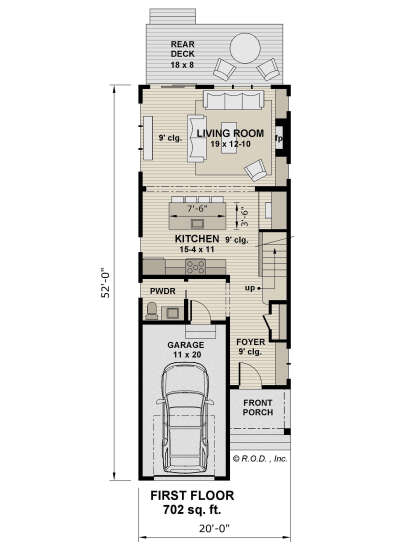 Main Floor  for House Plan #098-00617