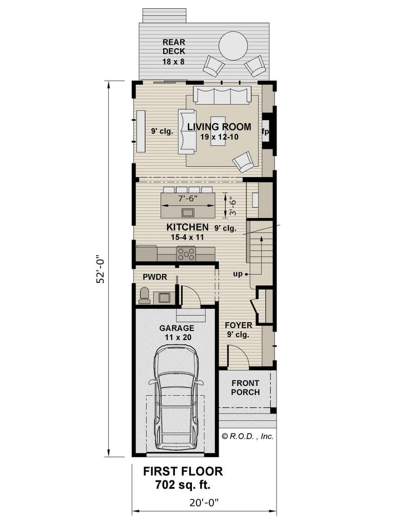 House Plan House Plan #33252 Drawing 1