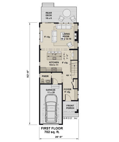 Main Floor  for House Plan #098-00618
