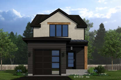 Modern House Plan #098-00619 Elevation Photo
