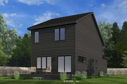 Modern House Plan #098-00619 Elevation Photo