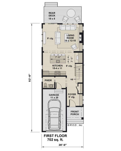 Main Floor  for House Plan #098-00619
