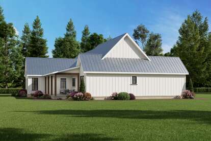 Modern Farmhouse House Plan #009-00448 Elevation Photo
