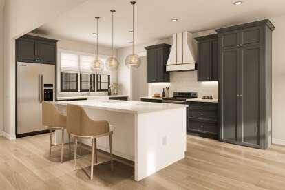 Modern Farmhouse House Plan #009-00448 Additional Photo