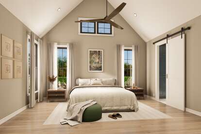 Modern Farmhouse House Plan #009-00448 Additional Photo