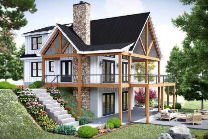 Craftsman House Plan #940-01303 Elevation Photo