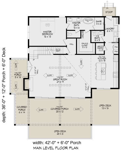Main Floor  for House Plan #940-01303