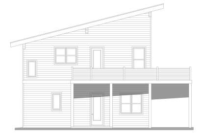 Modern House Plan #940-01305 Elevation Photo