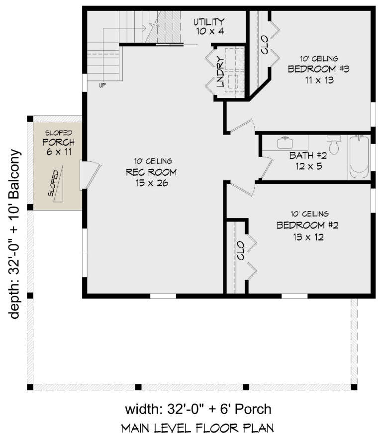 House Plan House Plan #33260 Drawing 1