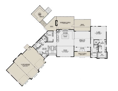 Main Floor  for House Plan #5032-00352